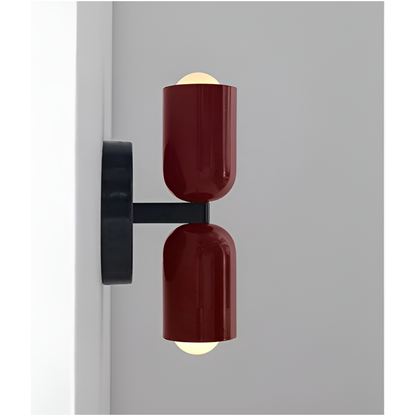 Wabi Duo minimalistisk moderne LED-vegglampe med to armer
