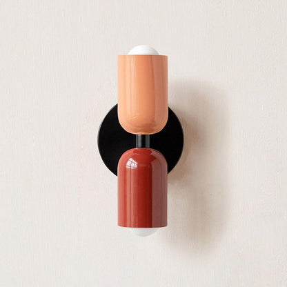 Wabi Duo minimalistisk moderne LED-vegglampe med to armer