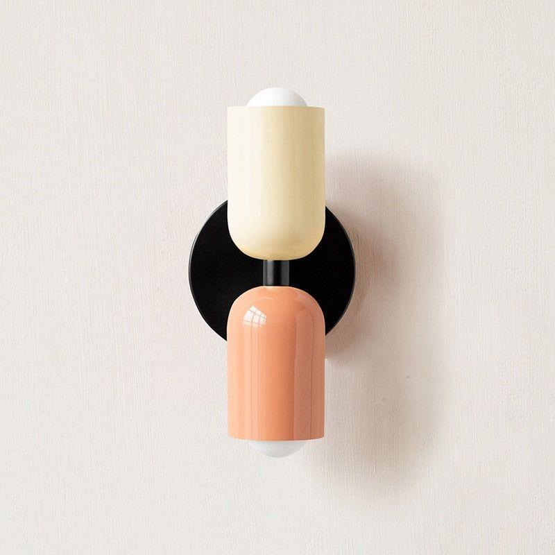 Wabi Duo minimalistisk moderne LED-vegglampe med to armer