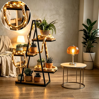DIY Led-lyslenke I Jutetau – Rustikk Dekorasjonsbelysning
