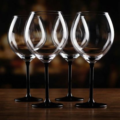 Onyx Vinglass, Sett Med 4 – Elegante Glass Til Rødvin Og Hvitvin