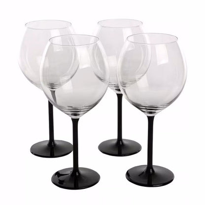 Onyx Vinglass, Sett Med 4 – Elegante Glass Til Rødvin Og Hvitvin