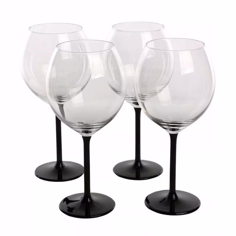Onyx Vinglass, Sett Med 4 – Elegante Glass Til Rødvin Og Hvitvin