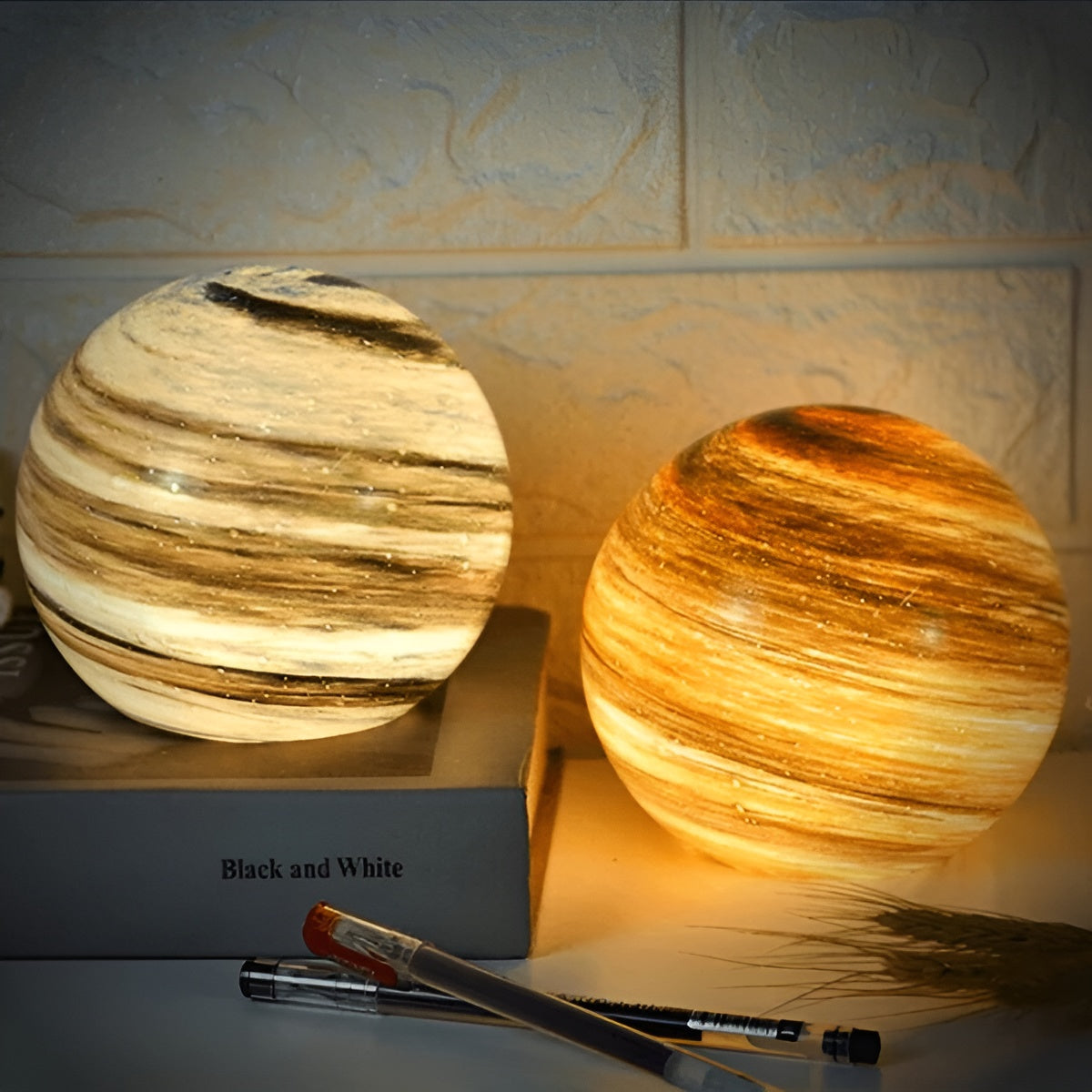 Lunacrystal Mondlampe Aus Glas – Magisches Mondlicht MIT Kosmischen Details Für Stimmungsvolle Wohnräume