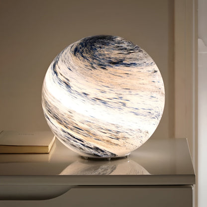 Lunacrystal Mondlampe Aus Glas – Magisches Mondlicht MIT Kosmischen Details Für Stimmungsvolle Wohnräume