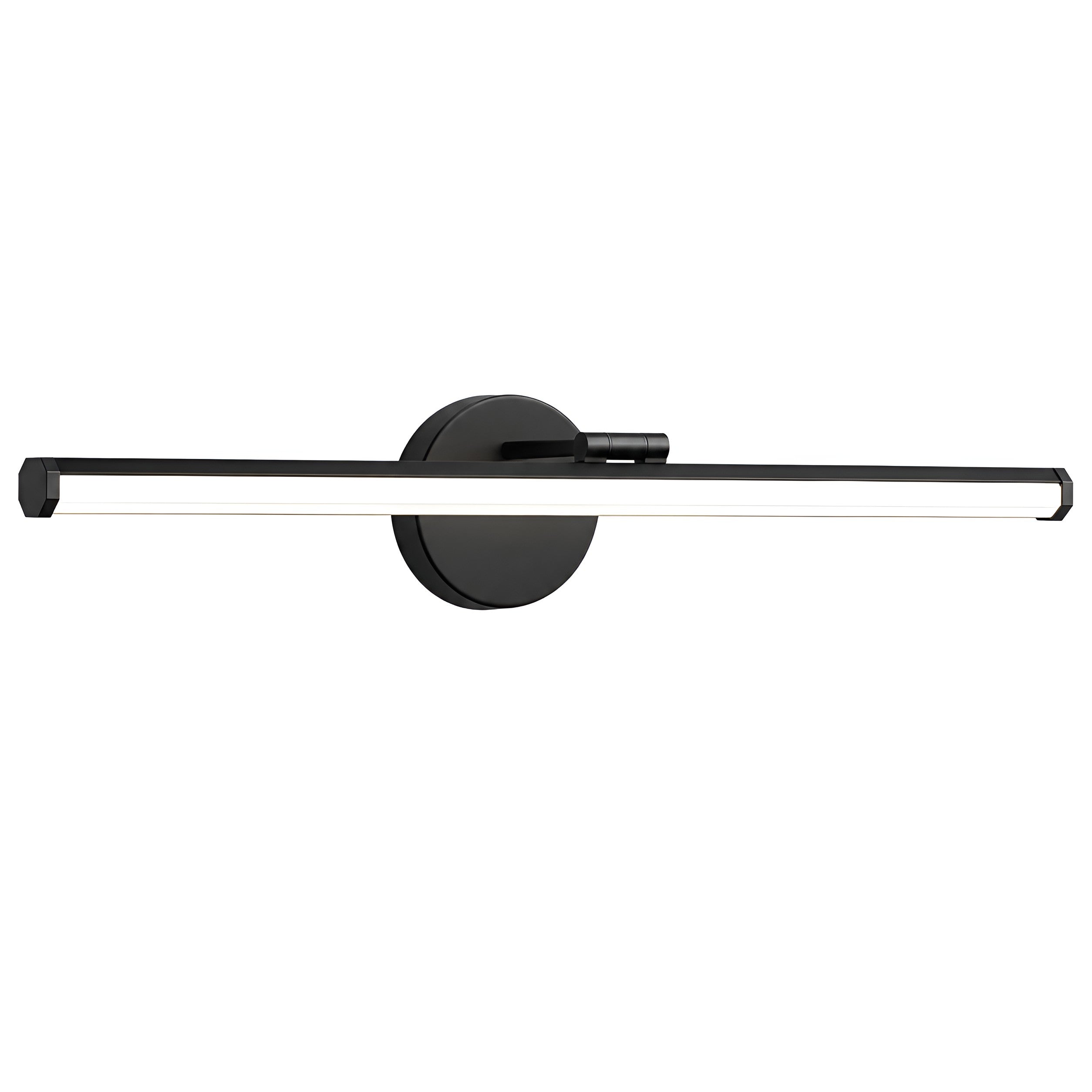 Kant LED Vegglampe – Minimalistisk Metalldesign | Svart eller Hvit, For Innendørsbruk og Bad