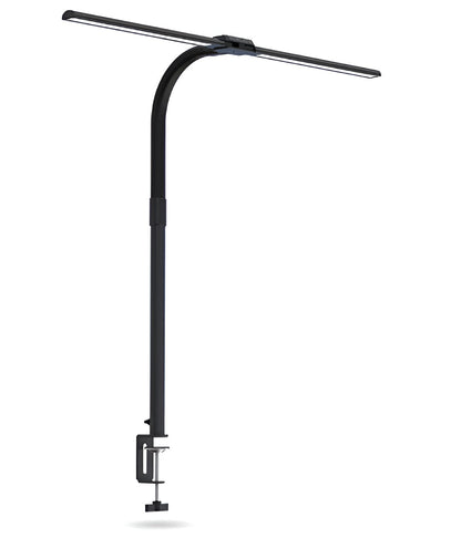 Led-skrivebordslampe Med Dobbel Lampe – Moderne Og Stilig For Kontoret