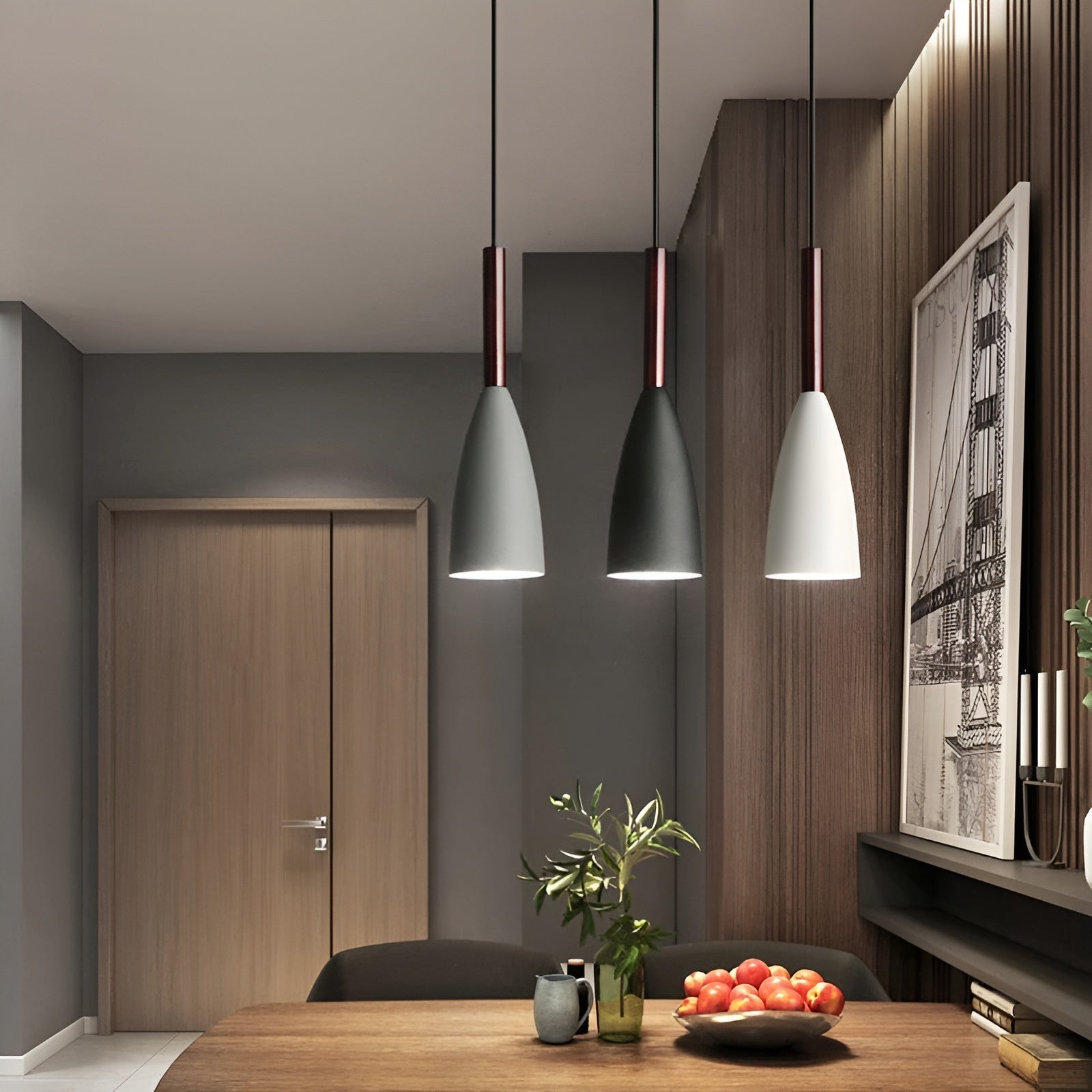 Opphengslampe – Japandi Stil med Sakura Design | Dekorativ for Stue og Soverom