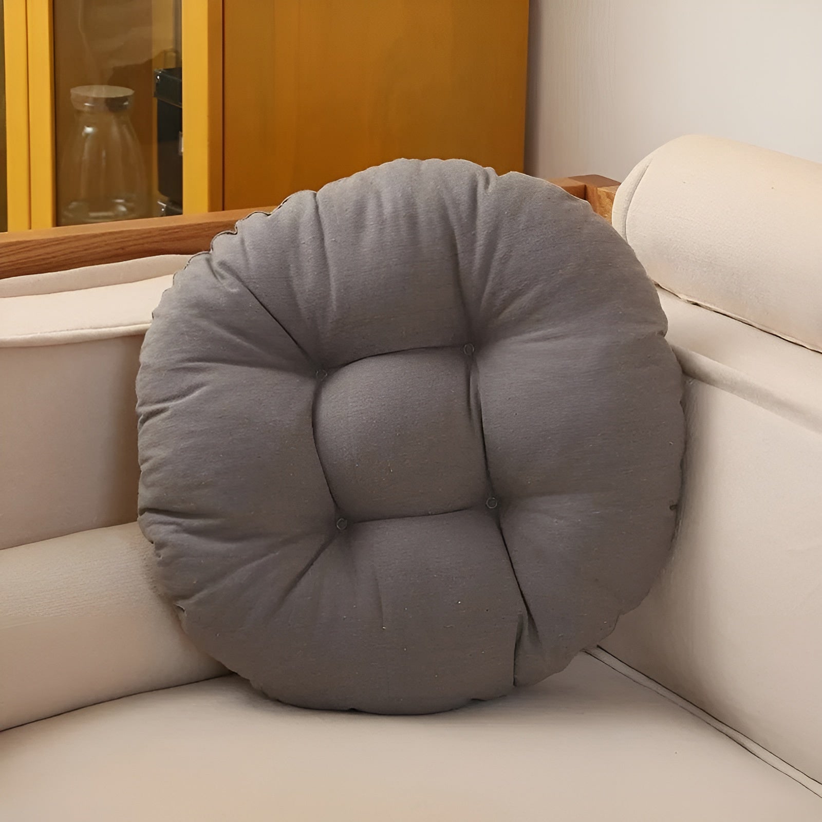 Japansk Gulvpute Med Ekstra Tykk Polstring – Futon-sittepute Til Stuen Og Meditasjon