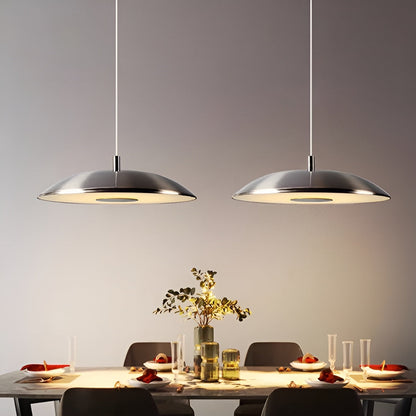 Moderne Led-pendellampe I Jern Og Nikkel – Dekorativ Og Varmt Lys | Ideell For Hjemmet - Lysarmaturer for tak