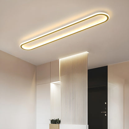 Oval LED Taklampe – Elegant og Moderne | Perfekt for Gang og Entré