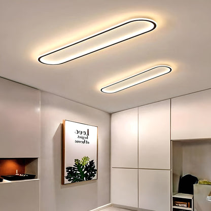 Oval LED Taklampe – Elegant og Moderne | Perfekt for Gang og Entré