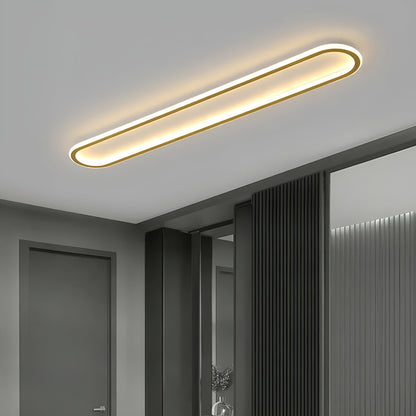 Oval LED Taklampe – Elegant og Moderne | Perfekt for Gang og Entré
