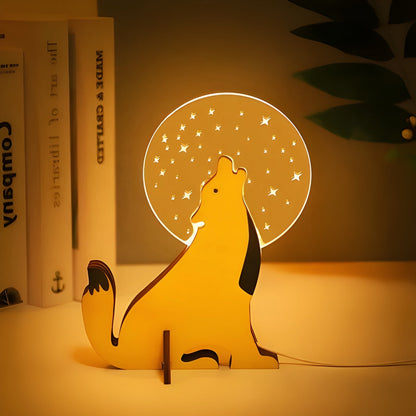 Naturlig Trelampe til Barnerom – Varmt og Mykt Lys | Skaper Koselige Kvelder