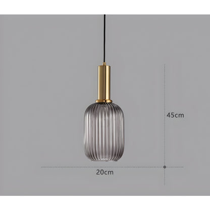 Bilde av Sivren – Fargerik Vintage Hengelampe i Glass fra Velisse