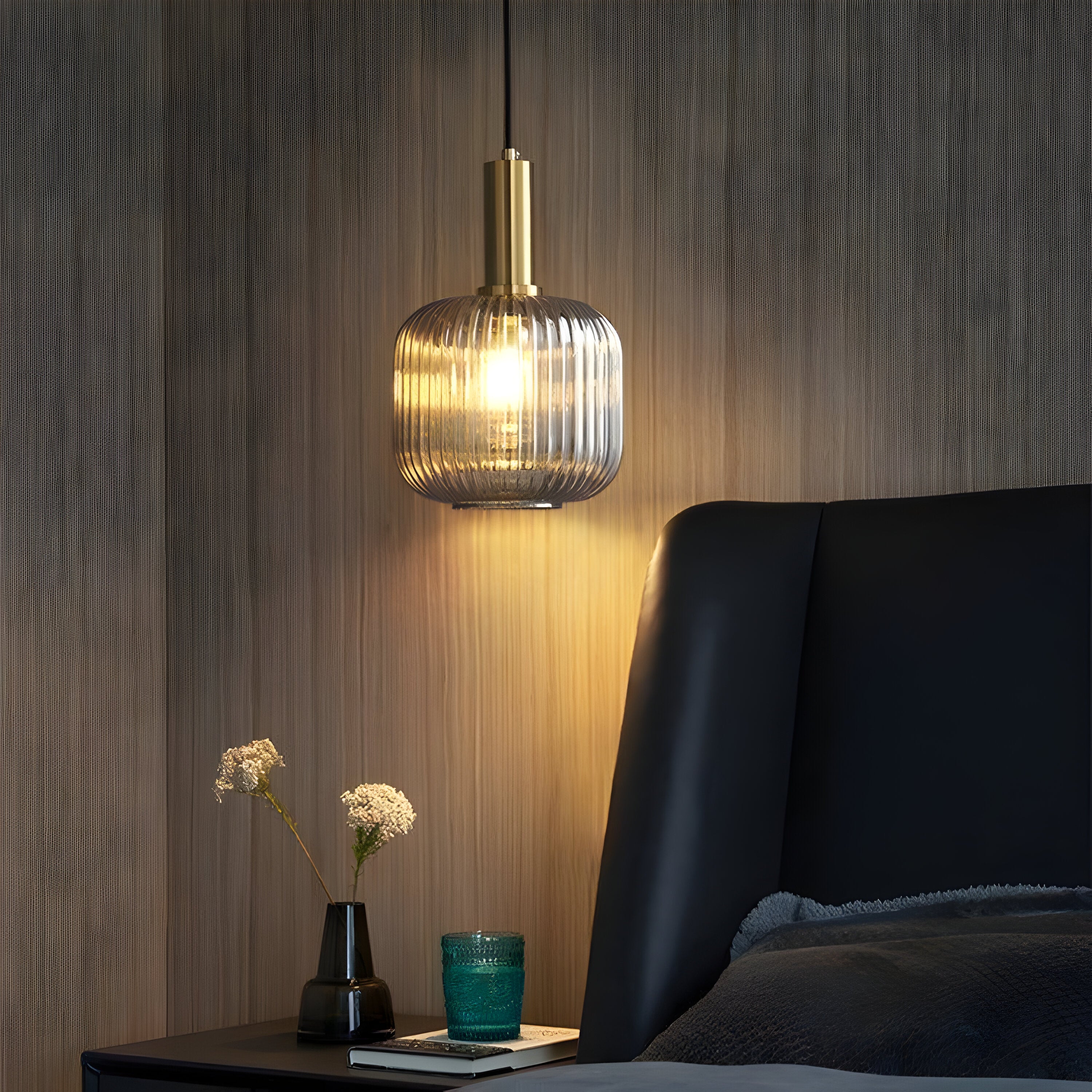 Bilde av Sivren – Fargerik Vintage Hengelampe i Glass fra Velisse