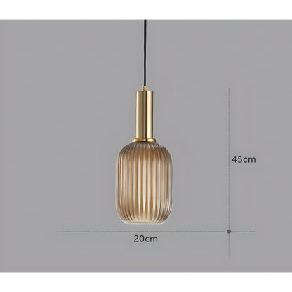 Bilde av Sivren – Fargerik Vintage Hengelampe i Glass fra Velisse