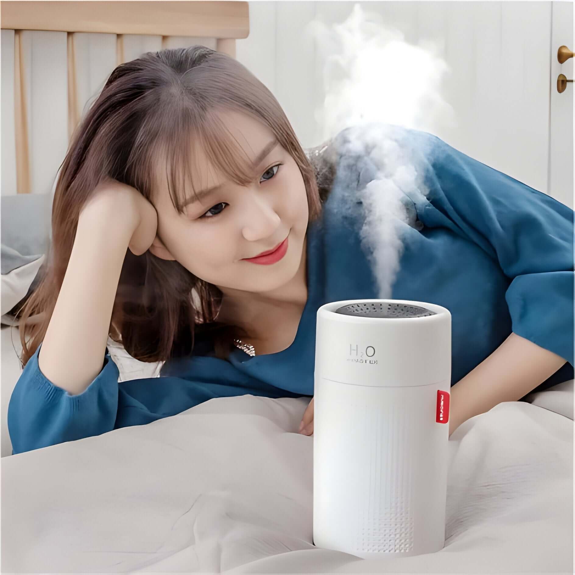 Luftfukter Trådløs - Kompakt Aromadiffusor Oppladbar For Hjem Og Kontor