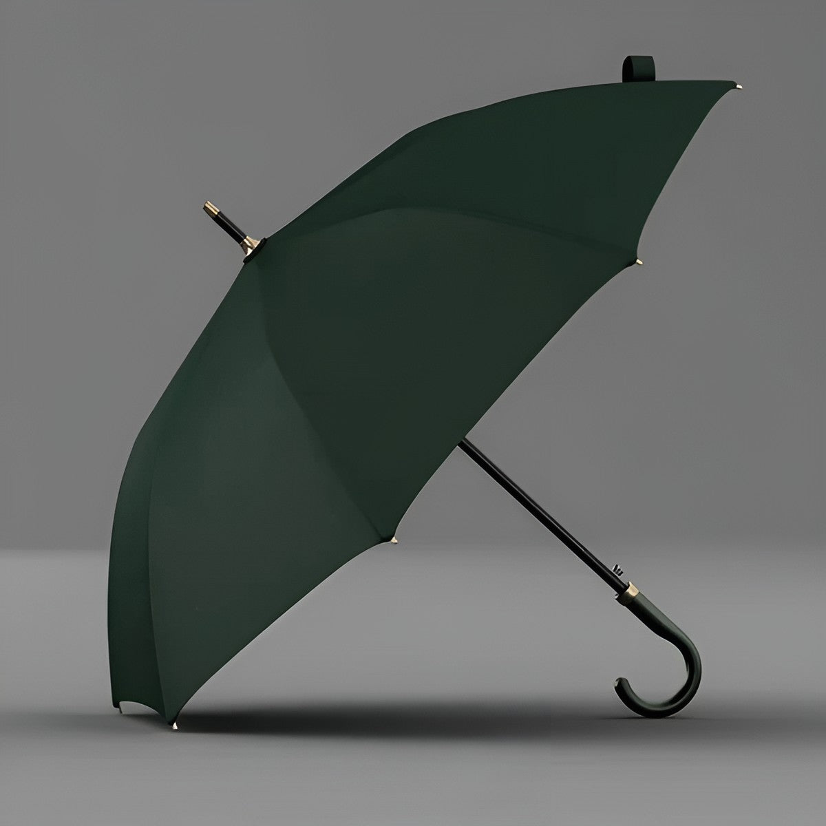 Lang Paraply Skinnhåndtak – 121 cm Skjerm | Klassisk Design for Regnfulle Dager