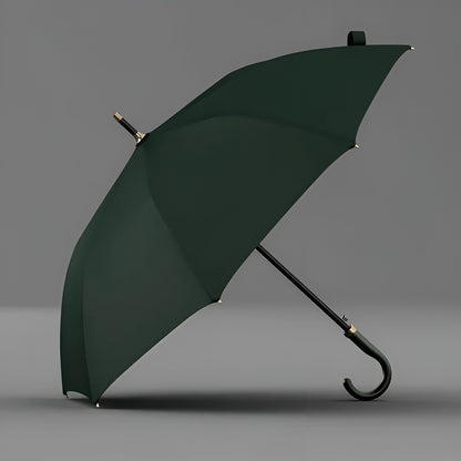 Lang Paraply Skinnhåndtak – 121 cm Skjerm | Klassisk Design for Regnfulle Dager