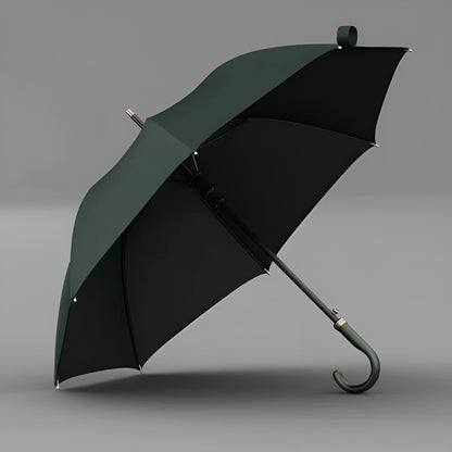 Lang Paraply Skinnhåndtak – 121 cm Skjerm | Klassisk Design for Regnfulle Dager