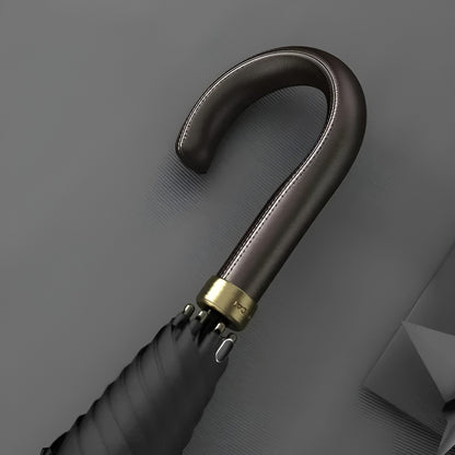 Lang Paraply Skinnhåndtak – 121 cm Skjerm | Klassisk Design for Regnfulle Dager
