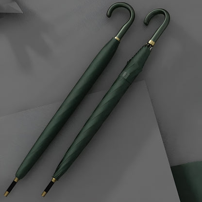 Lang Paraply Skinnhåndtak – 121 cm Skjerm | Klassisk Design for Regnfulle Dager
