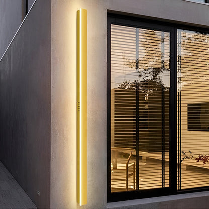 LED utendørslampe i aluminium – Stilren og Vanntett | Perfekt for Terrasse Inngang og Stue - Lysarmaturer for vegg