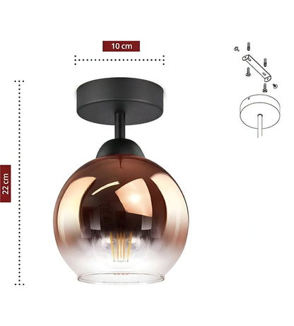Glasspendellampe I Moderne Design – Elegant Belysning For Spisestue Og Stue | 1–5 Lys - 1 Hode - Lysekroner