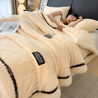 Mykt Fleecepledd – Varmt og Pustende | Perfekt for Sofa og Seng