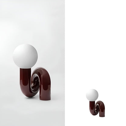 Minimalistisk Glasbordlampe – Elegant Nordisk Design | Perfekt for Soverom, Stue og Kontor