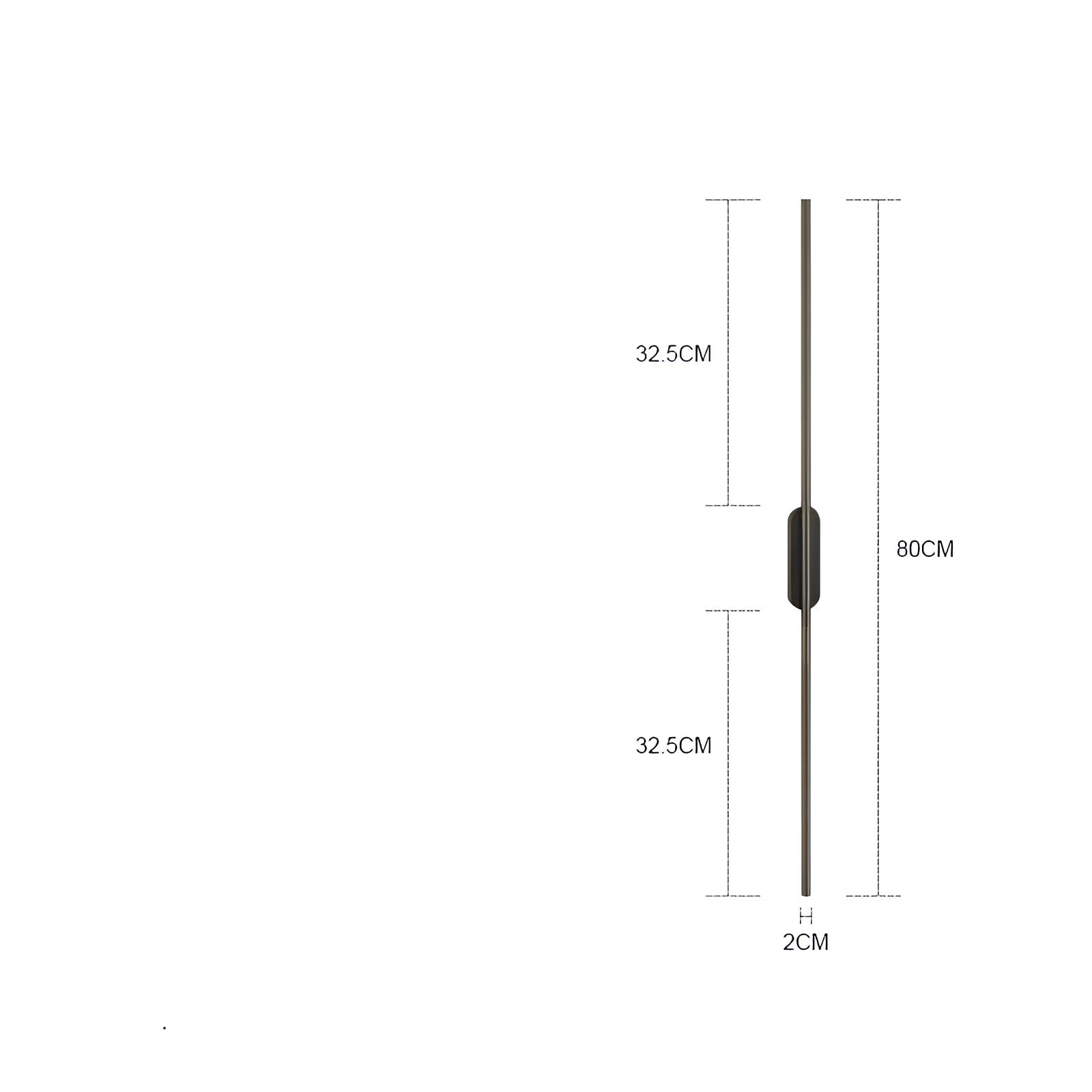 Lang Led-Vegglampe – Moderne Og Dekorativ | Perfekt For Soverom, Stue Og Gang