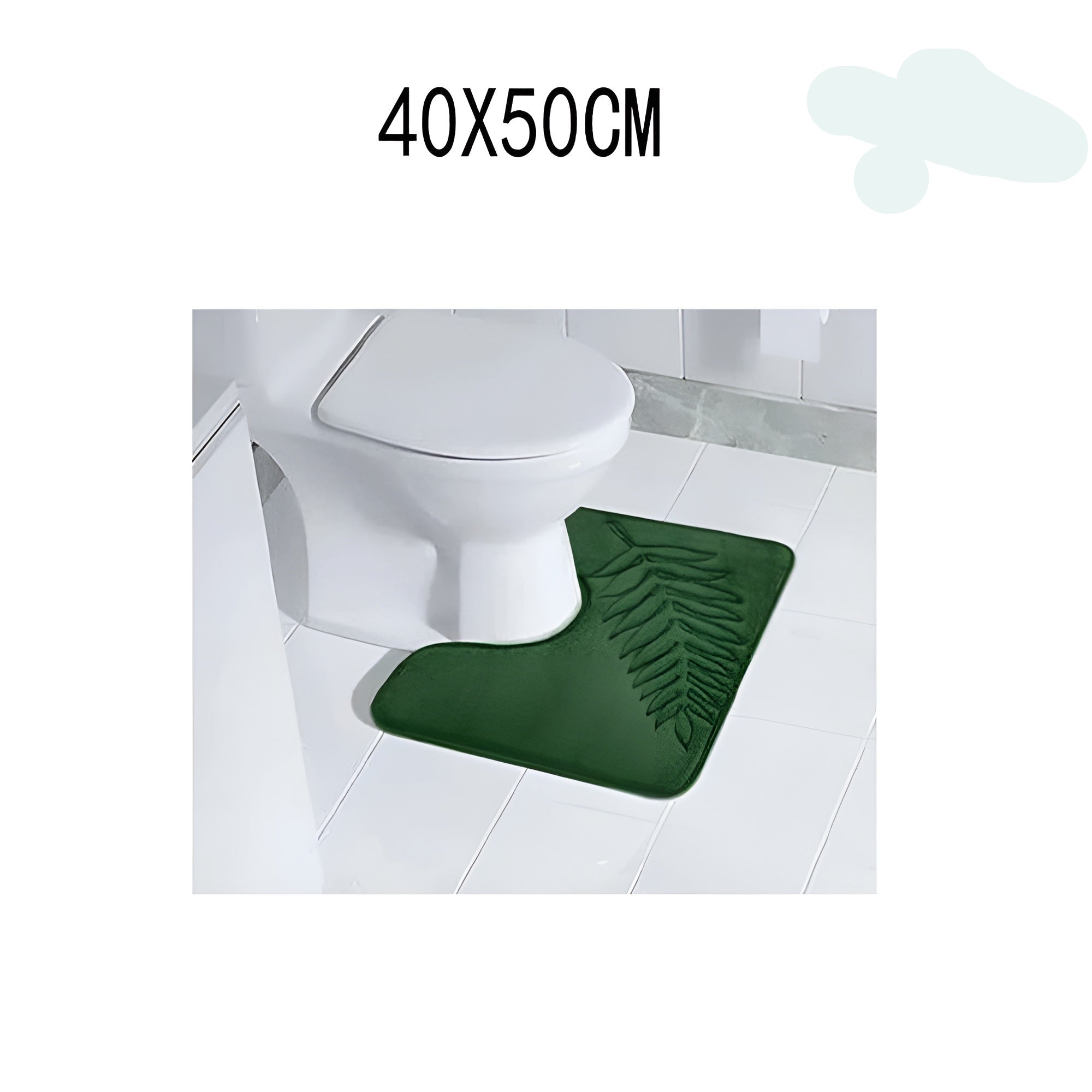 Mote Badematte – Myk og Skli­sikker | Saug­sterk og Hurtigtørkende