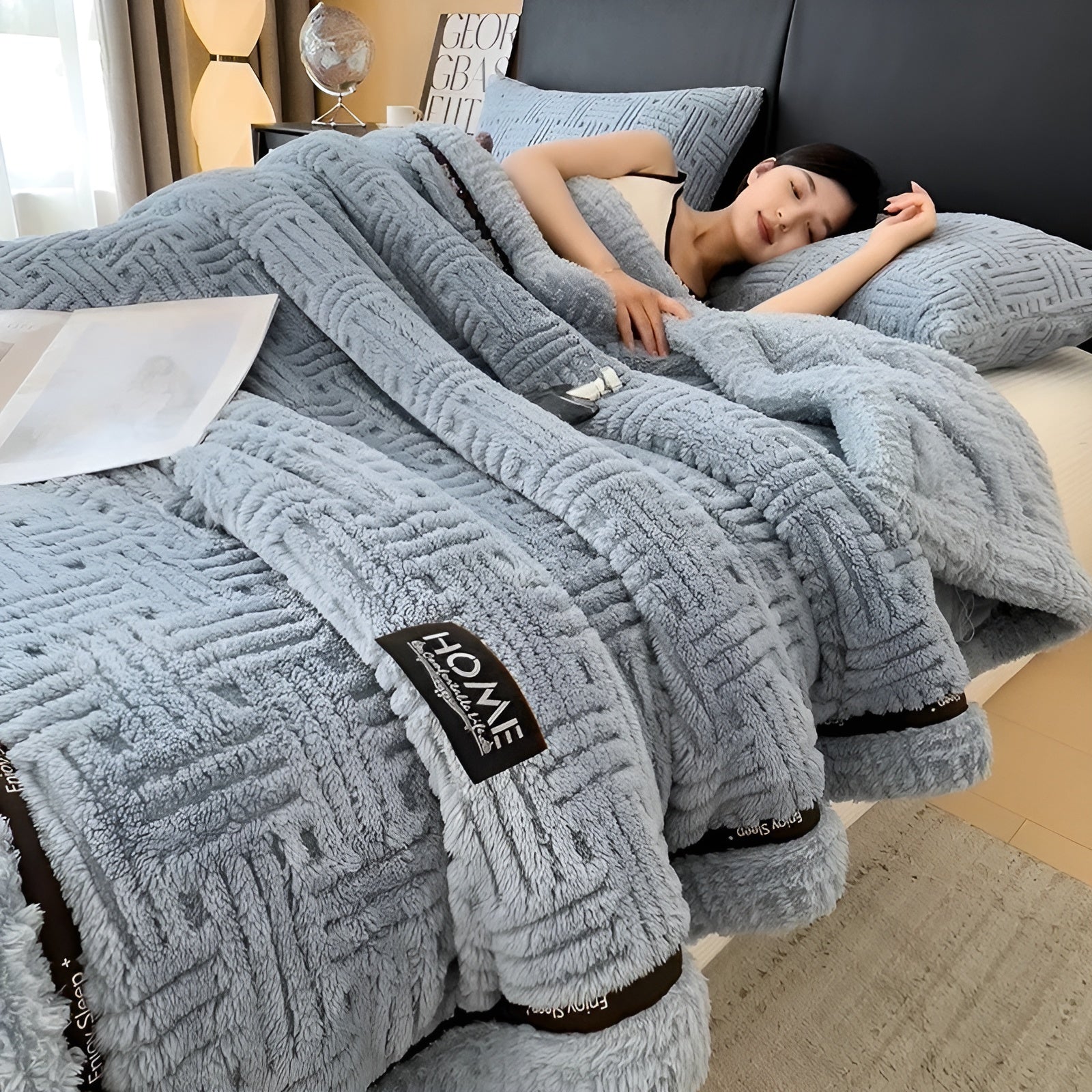 Mykt Fleecepledd – Varmt og Pustende | Perfekt for Sofa og Seng