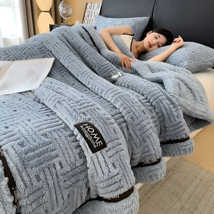 Mykt Fleecepledd – Varmt og Pustende | Perfekt for Sofa og Seng
