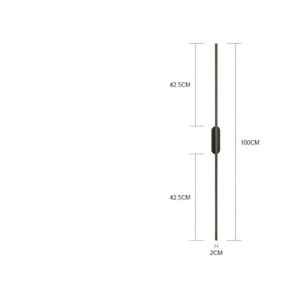 Lang Led-Vegglampe – Moderne Og Dekorativ | Perfekt For Soverom, Stue Og Gang