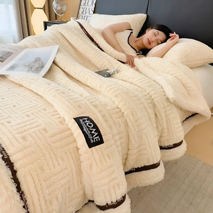 Mykt Fleecepledd – Varmt og Pustende | Perfekt for Sofa og Seng