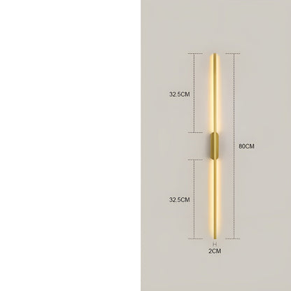 Lang Led-Vegglampe – Moderne Og Dekorativ | Perfekt For Soverom, Stue Og Gang