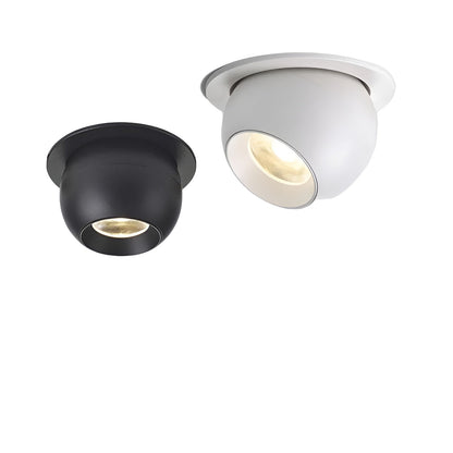 Rund LED-spotlampe – Moderne og Dekorativ | Perfekt for Stue og Innendørsbruk - Lysarmaturer for tak