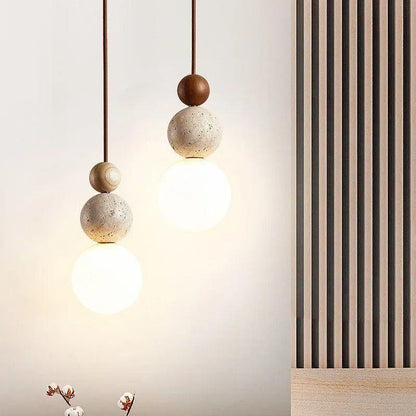 Bilde av Hikari Wabi-Sabi Pendellampe – Naturlig Skjønnhet i Enkelt Design fra Velisse