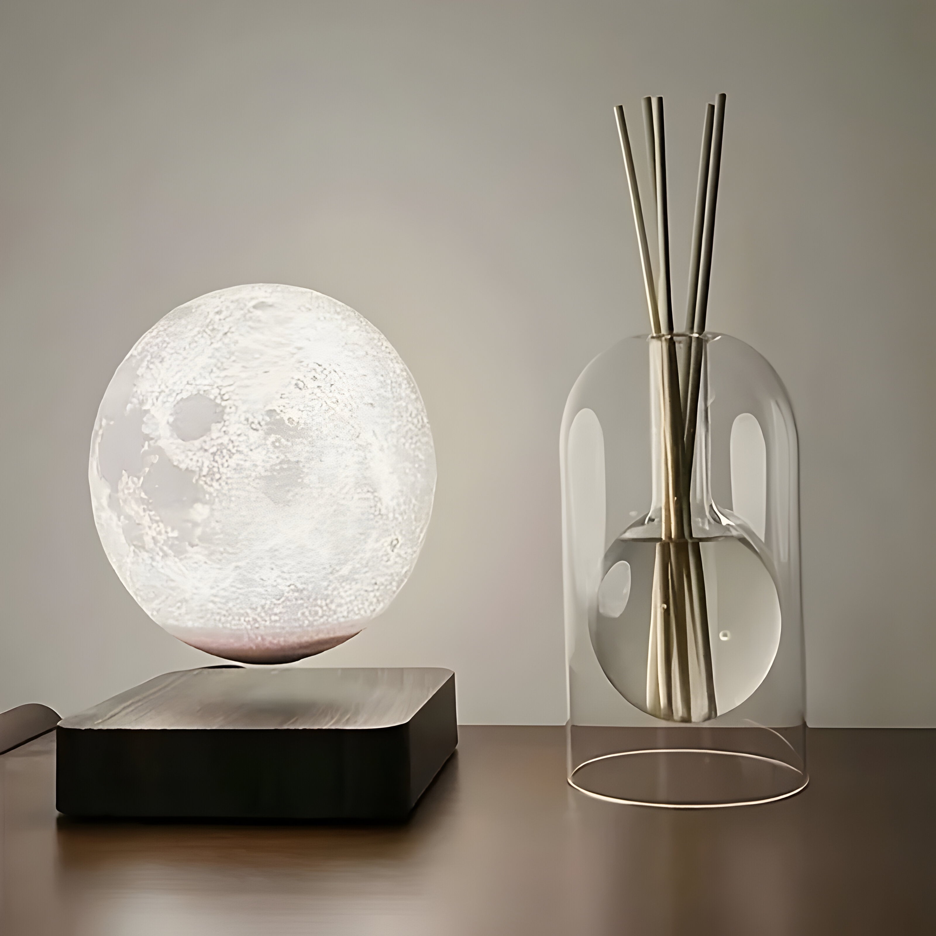 Dyrven – Aromaterapidiffuser I Glass Med Led-lys
