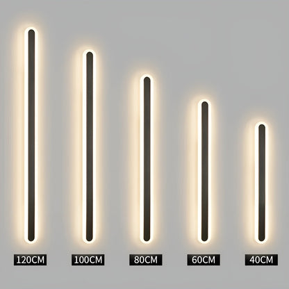 Vegglampe i Skandinavisk Stil – Slank og Elegant LED-lampe | Ideell for Soverom, Stue og Gang