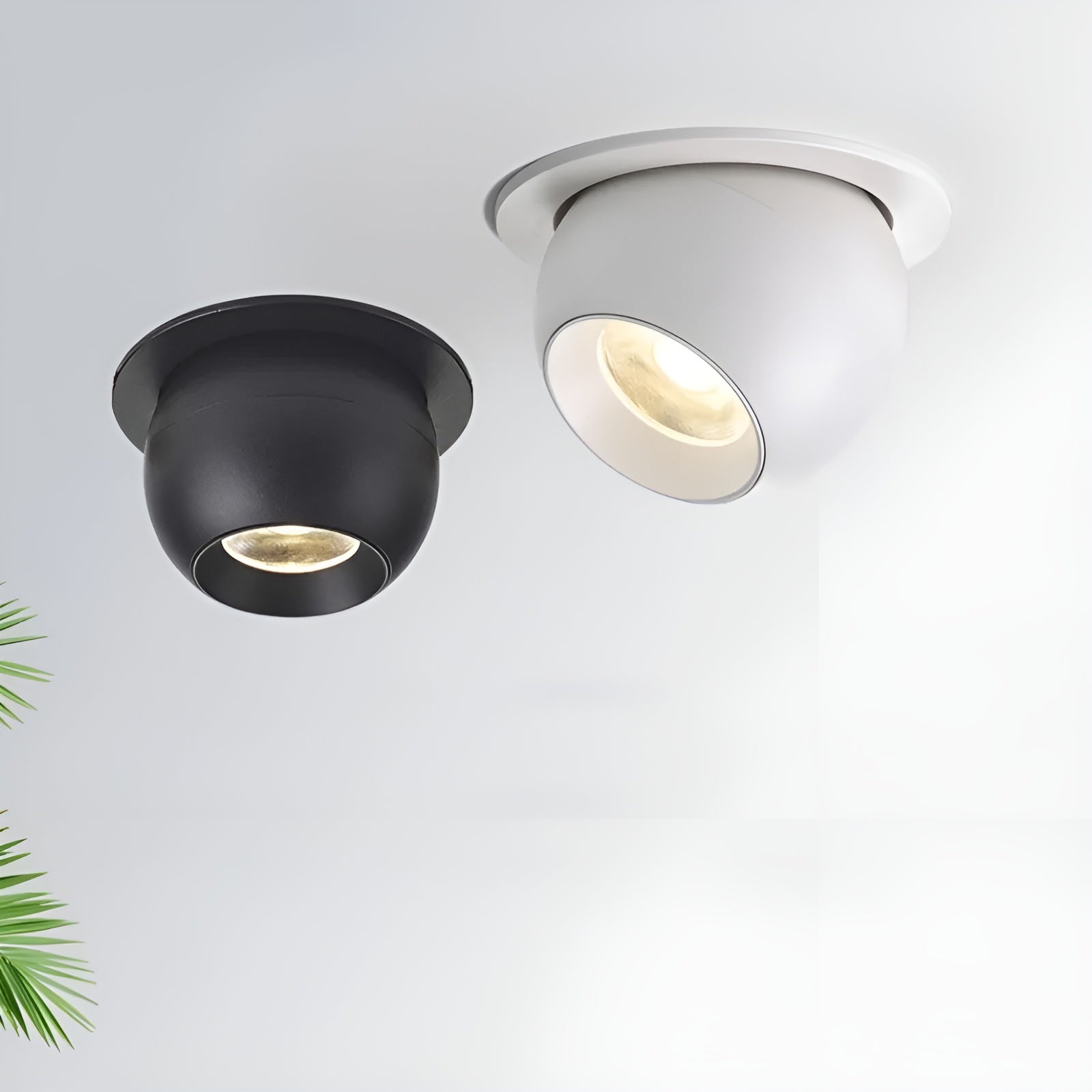 Rund LED-spotlampe – Moderne og Dekorativ | Perfekt for Stue og Innendørsbruk - Lysarmaturer for tak
