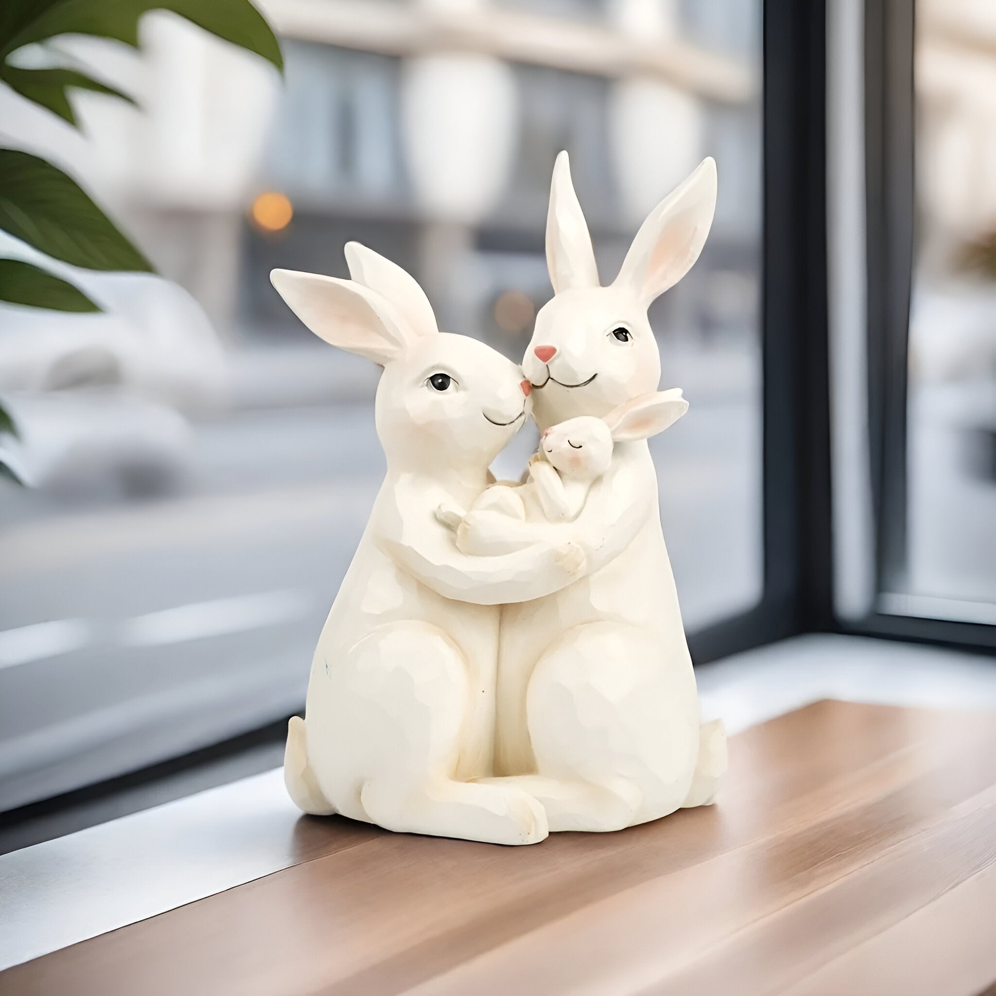 Bilde av Ylrin - Håndtegnet Harpiks Kaninfigur fra Velisse