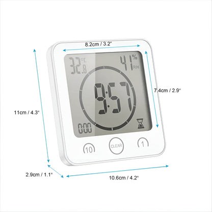 Vanntett Dusjklokke – Praktisk Timer | Perfekt for Badet