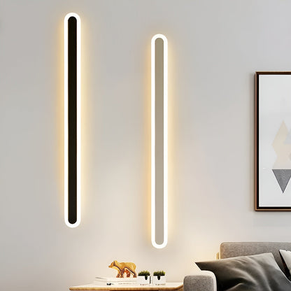 Vegglampe i Skandinavisk Stil – Slank og Elegant LED-lampe | Ideell for Soverom, Stue og Gang