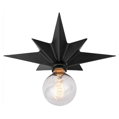 Stjerneformet LED-Vegglampe – Moderne og Dekorativ | Stemningsfull Belysning for Hjemmet - Lysarmaturer for vegg