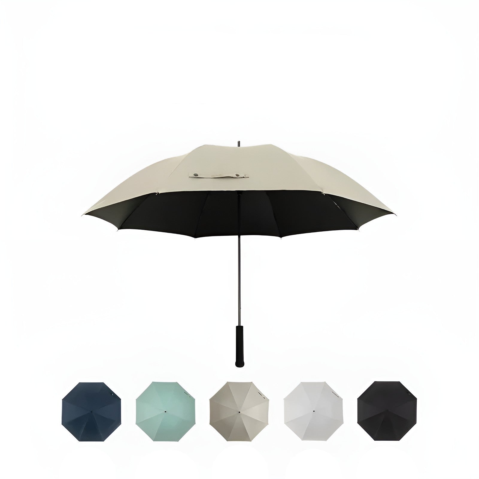 Vindbestandig Golfparaply – Ultralett Design med Fiberribber | UV-beskyttelse for Sol og Reise