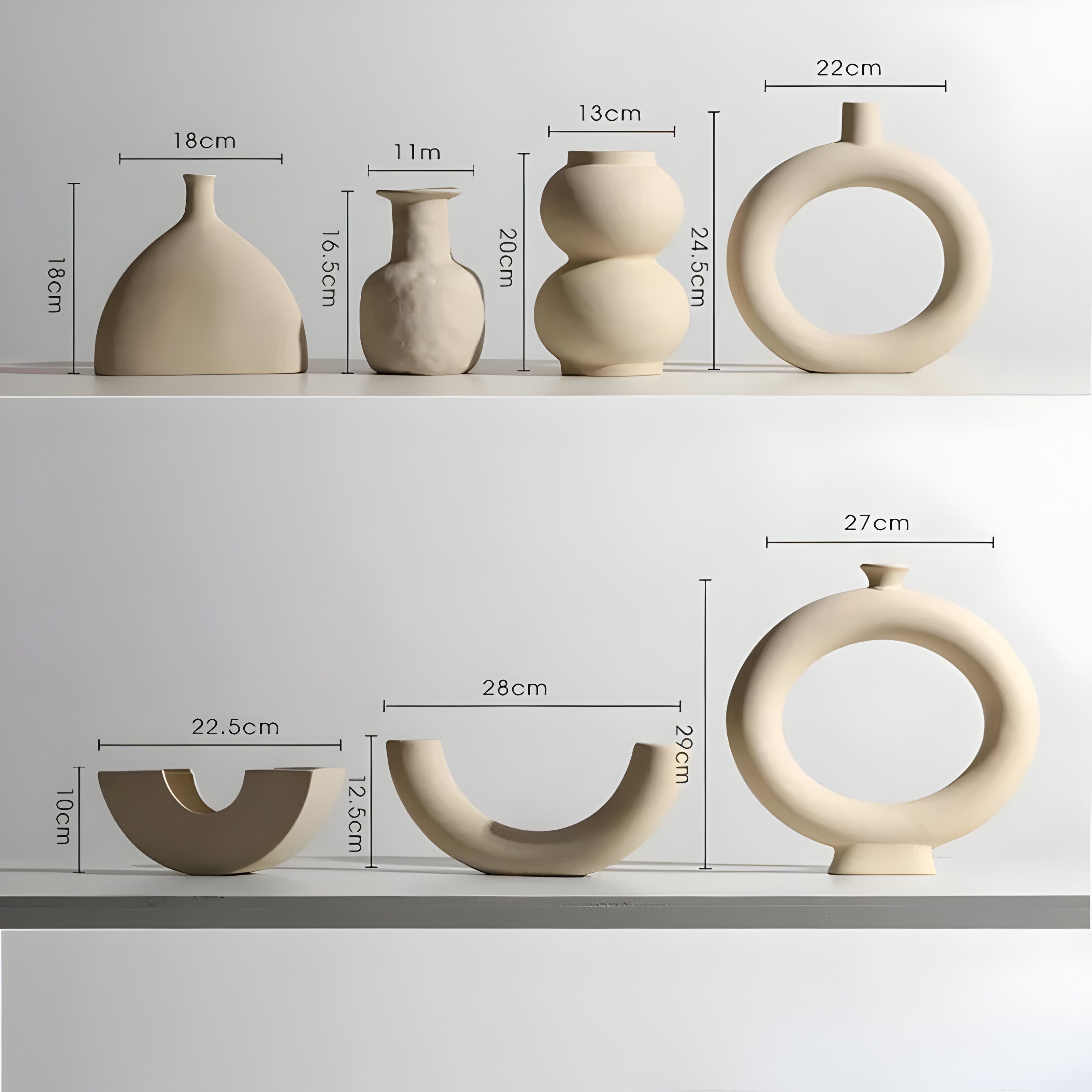 Bilde av Syril - Moderne Keramisk Blomster Vase fra Velisse