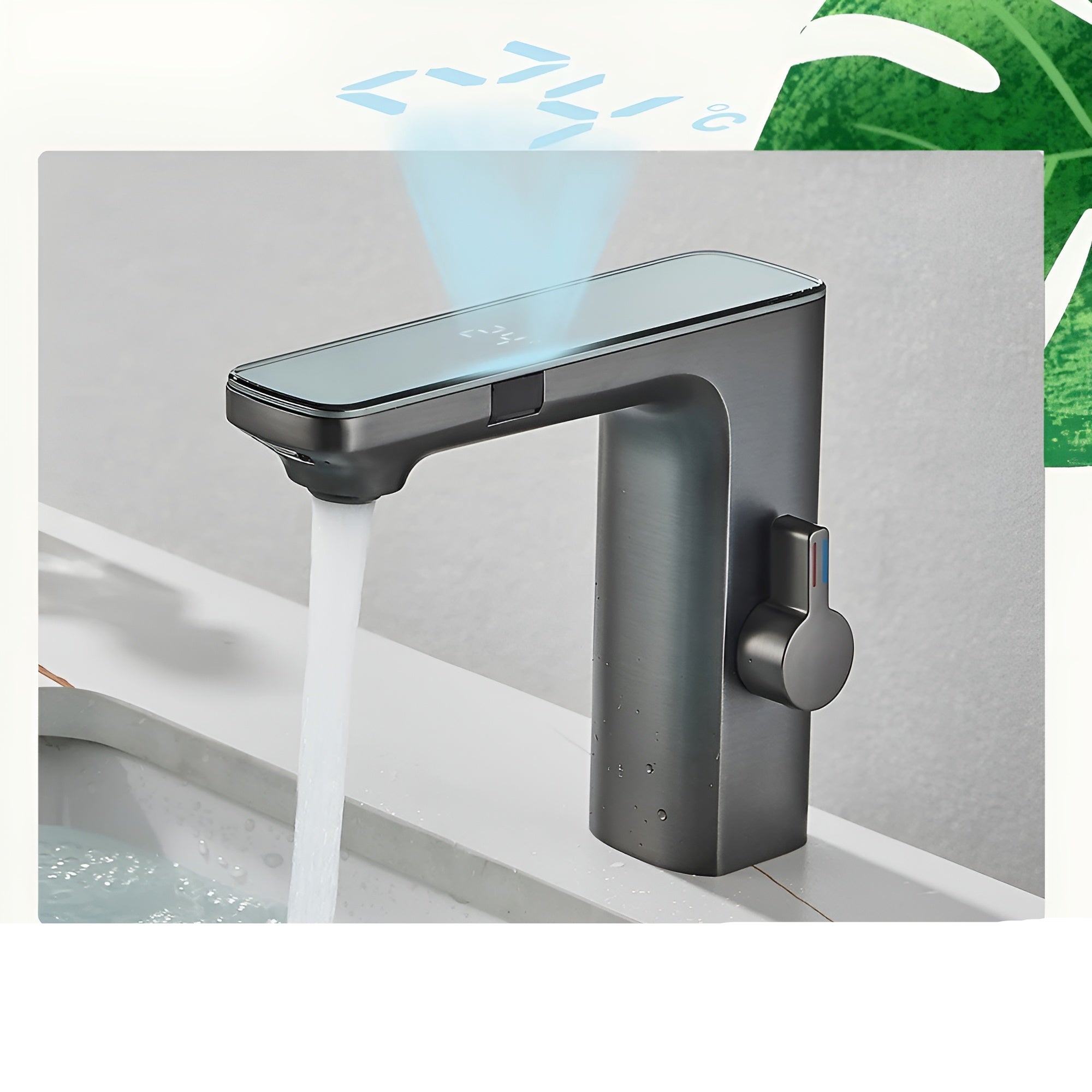 Berøringsfri Servantkran – Hygienisk og Praktisk | Med Digitalt Display